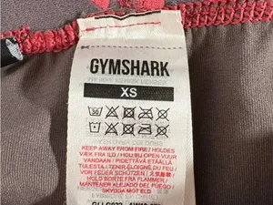 GymShark‎ Leggings Women XS Gray Gym Workout Sport Pants Active Spellout Logo thumbnail 4