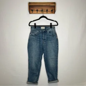 Everlane | Classic Blue Women's‎ Jeans 28 Crop Curvy 90s thumbnail 4