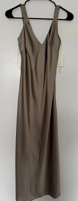 A New Day Satin Long Dress thumbnail 1