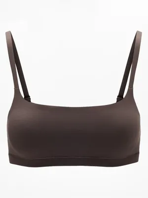 New Athleta M Vitaform BodyMove Scoop Bralette Medium A-C Truffle thumbnail 3