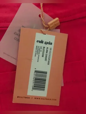 Cult Gaia hot pink mini skirt skort Alma short blossom nwt size medium it girl thumbnail 10