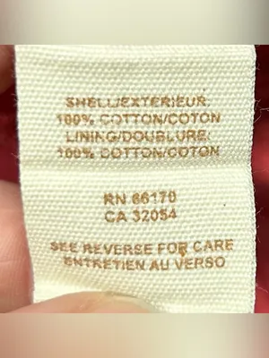 Free People Blue Label on Red Fabric thumbnail 5