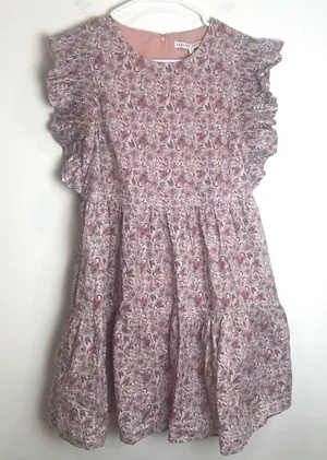 English Factory Floral Pink Ruffle Dress thumbnail 2