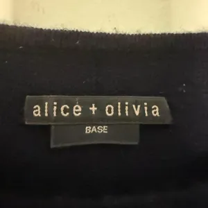 Alice + Olivia Base‎ Black Ribbed Knit Dolman Sleeve Sweater Women's thumbnail 2