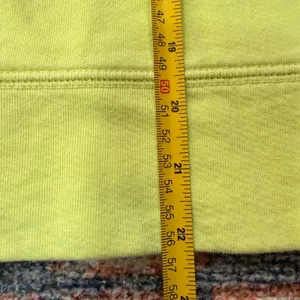 Perfectwhitetee Lime Yellow Cotton French Terry Crewneck Sweatshirt Small USA thumbnail 6