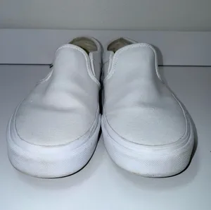 Vans Asher Slip On Classic Sneakers True White Canvas thumbnail 4