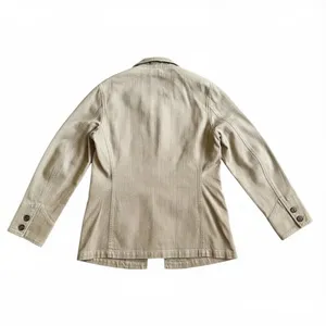 Calvin Klein Beige Collared Long Sleeve Jocket, M thumbnail 7