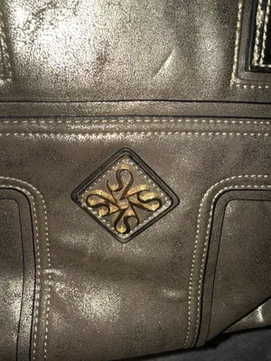 Simply Vera Vera Wang Metallic Gold Satchel with Removable Shoulder Strap thumbnail 3