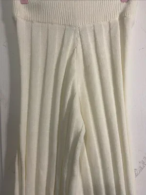 Cream Ribbed Straight thumbnail 4