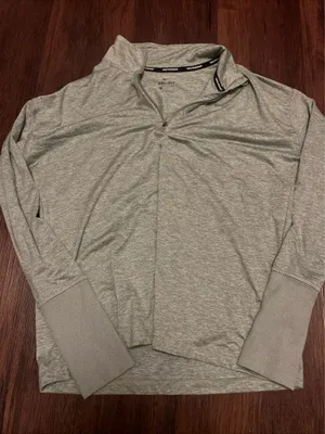 Nike Dri-Fit Women’s Running Long Sleeve 1/4 Zip medium thumbnail 1