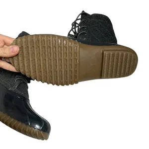 Madden‎ Girl Frolic Womens Lace-Up Ankle Winter Boots Size 10 Black/Brown thumbnail 4