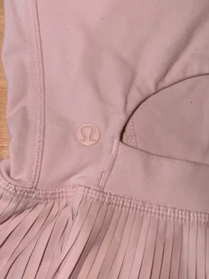 Lululemon City Tank Pink Pleated Peplum Top thumbnail 3