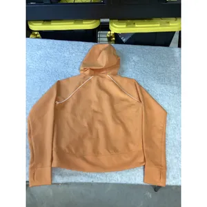 DSG Womens Sport‎ Fleece 1/4 Zip Hoodie Vintage Orange DAW24400P Small NWT thumbnail 4