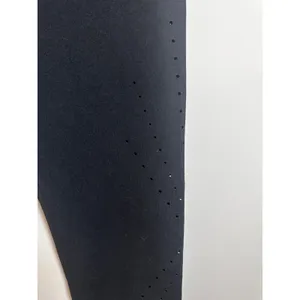 Fabletics Black Laser Cut‎ Perforated Crop Leggings Capri CS1616031 Small thumbnail 2