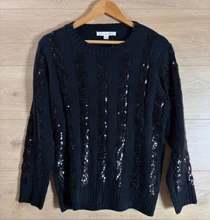 Vine & Love Black Sequin Cable thumbnail 1