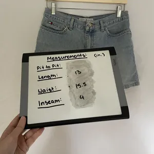 Tommy Hilfiger Denim High-Waisted‎ Womens Jean Shorts Size 8 15.5 Inseam 4 thumbnail 5