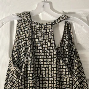 Tan and black dress thumbnail 2