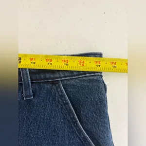 Abercrombie High Rise 90s‎ Relaxed Jean Raw Hem 31/12L long EUC thumbnail 9