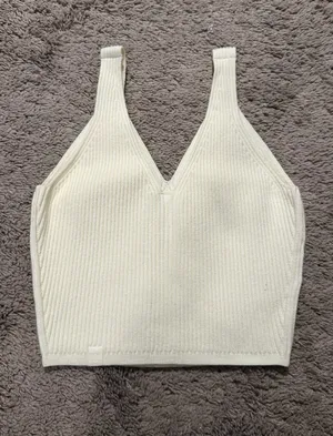 Lululemon Tank Top Knit Ribbed Cropped thumbnail 2