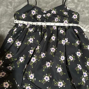 NWT Free People size small in A Bubble Mini Dress in Black thumbnail 10