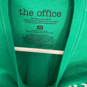 Disney The office! Michael Scott Christmas is canceled green t shirt! thumbnail 2