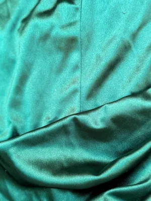 Emerald Sundae Satin Mini Dress Size L Green Ruched Bodycon thumbnail 2