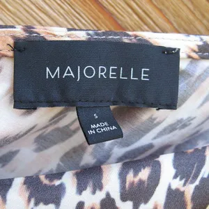 Revolve Majorelle Roberta Leopard Cheetah Print Mini Dress thumbnail 8