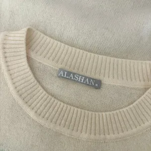 ALASHAN Cashmere Pickleball Sweater Pullover Sporty Text Script Preppy X thumbnail 8