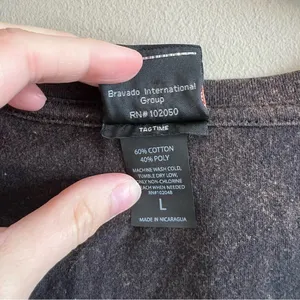 ✨ Harley Davidson Women’s‎ Black Brown South Dakota Top Large thumbnail 3