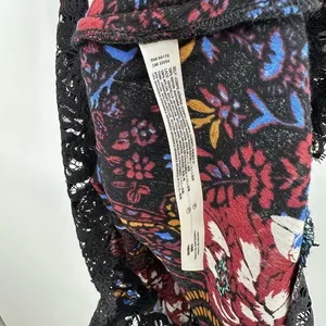 Intimately Free by Free‎ People size XS tank top with lace neck & trim black thumbnail 6