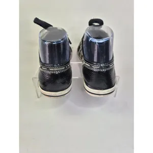 COACH Signature Francesca Sneakers Lace Up Black Grey Women’s Size 5 1/2 B Logo thumbnail 5
