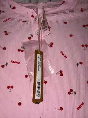 Skims Valentines Cherry Pajama Set thumbnail 3