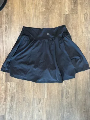 Gilly Hicks Black Athletic Skort with Elastic Waistband thumbnail 4