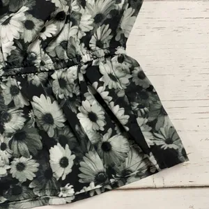 Michael Kors Gray Daisy Cap Sleeve Blouse thumbnail 5