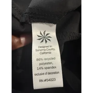 Athleta Brooklyn Ankle Pants Black Tapered Stretch‎ Travel Trousers Size 6 thumbnail 5