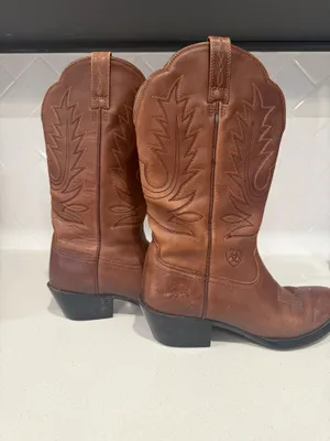 Ariat Boots Cowgirl Brown Leather thumbnail 5