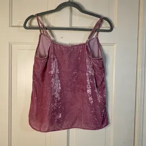 Anthropologie MAEVE Rosy Scallops Velvet Cami X-Small Embroidered Camisole thumbnail 6