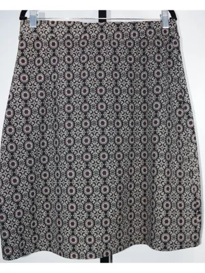 Le Lis Collection Womens Black Medallion Print Mini Skirt Boho Style Size XL thumbnail 1