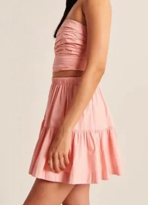 Abercrombie & Fitch Poplin Mini Skirt and Tube Top Set thumbnail 2