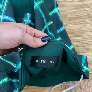 White Fox Boutique Bustier Top Green Plaid thumbnail 7