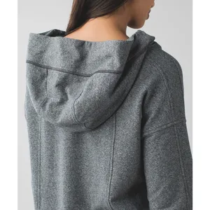 Lululemon Heathered Gray Wrap Up Jacket Size 8 thumbnail 3