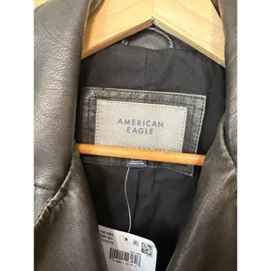 American Eagle Faux‎ Leather Moto Style Jacket Size Small thumbnail 7
