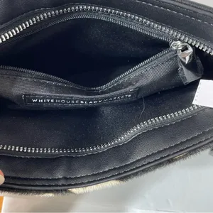 White House Black Market Zebra Calf Hair Leather Clutch thumbnail 10