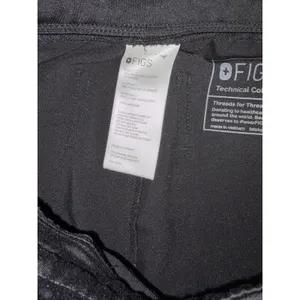 figs zamora jogger scrub pants xs pet Black Mid Rise thumbnail 5