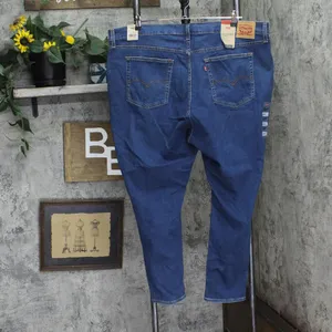 NWT Levis Womens Plus Size 721 High Rise Skinny Jeans Straight Through Blue 24W thumbnail 5