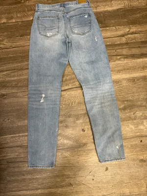 American Eagle Distressed Ripped Jeans Light Wash Size 2 Long thumbnail 8