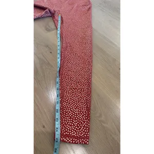 Buff Bunny Rosa pocket legging "Bossy" print vineyard red size medium thumbnail 7