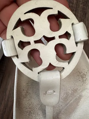 Tory Burch white  Logo Thong Sandals thumbnail 8