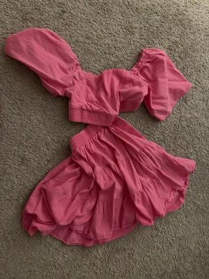 Pink summer dress thumbnail 1