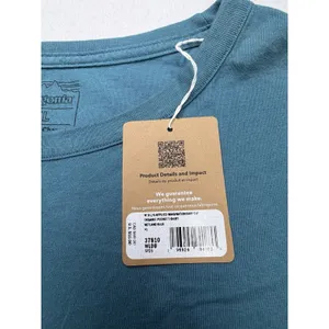 Patagonia Women's Long Sleeve Cut Pocket T-Shirt Wetland Blue XL NWT thumbnail 4